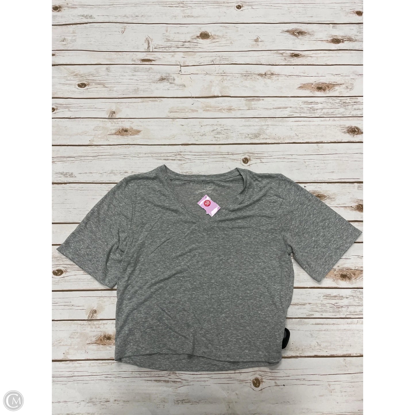 Top Short Sleeve By Universal Thread In Grey, Size: Xs