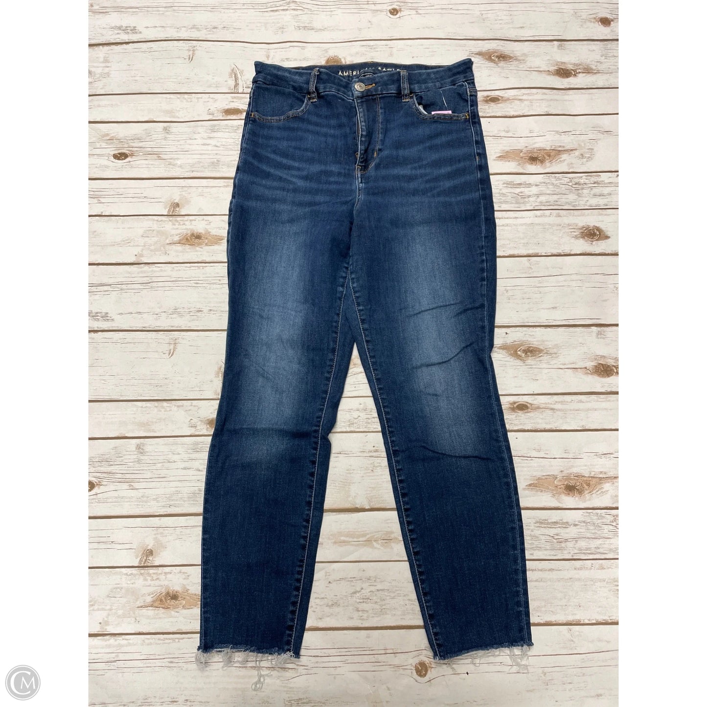 Jeans Jeggings By American Eagle In Blue Denim, Size: 12