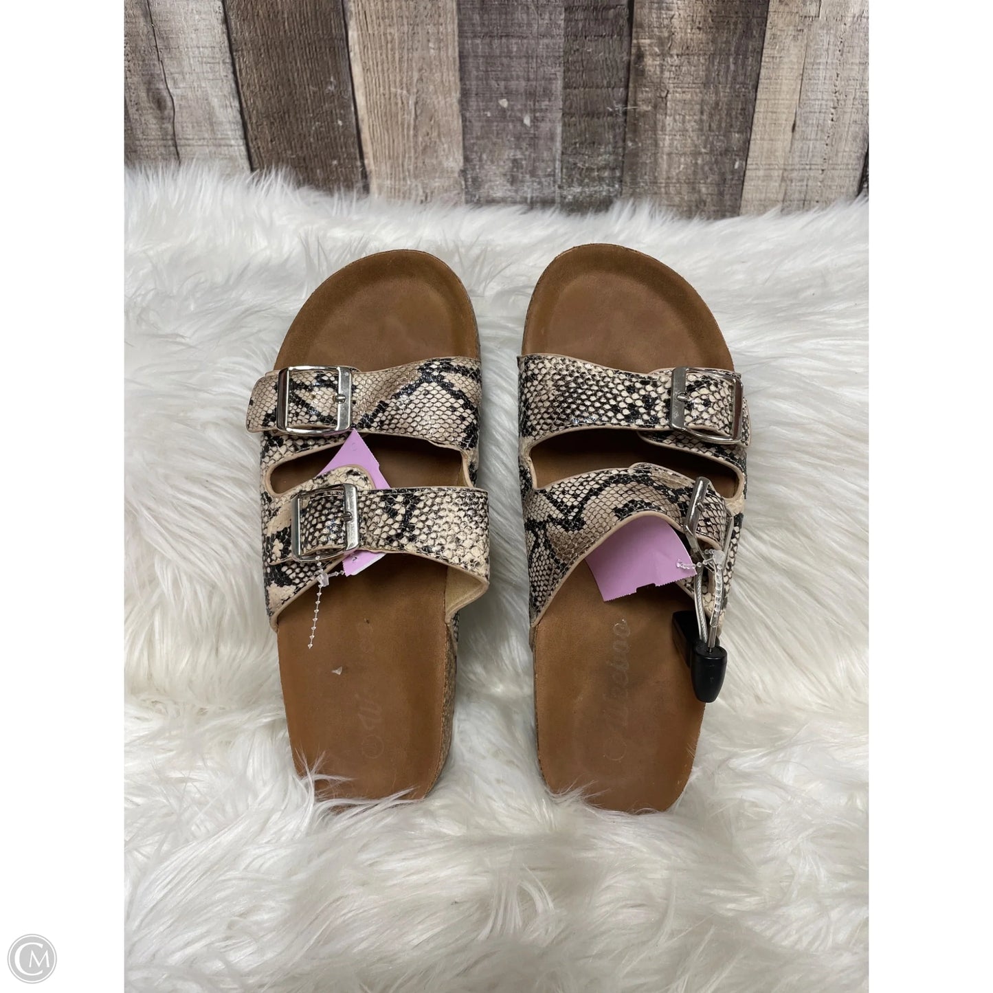 Shoes Flats By Cme In Snakeskin Print, Size: 7