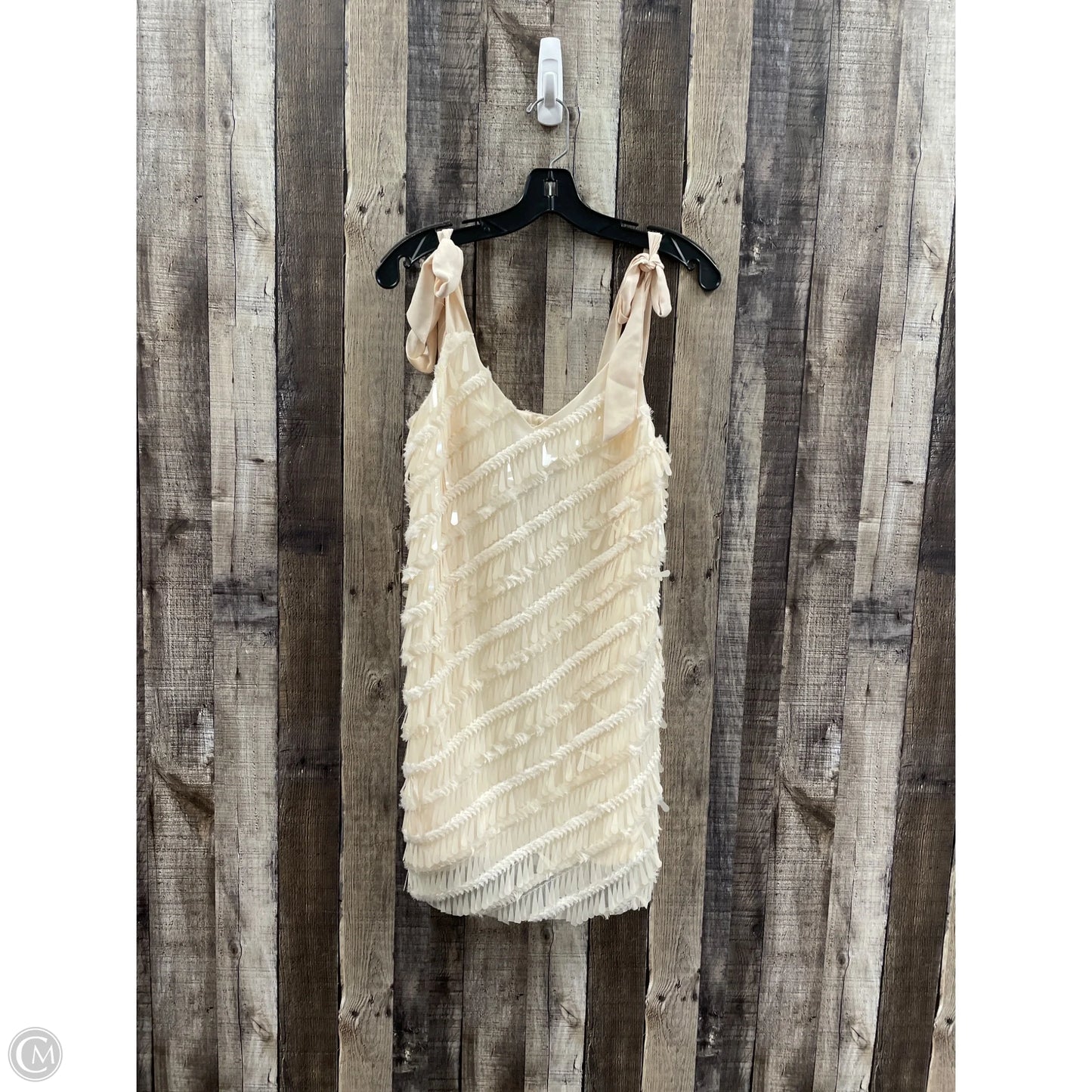 Dress Party Short By Cme In Ivory, Size: S