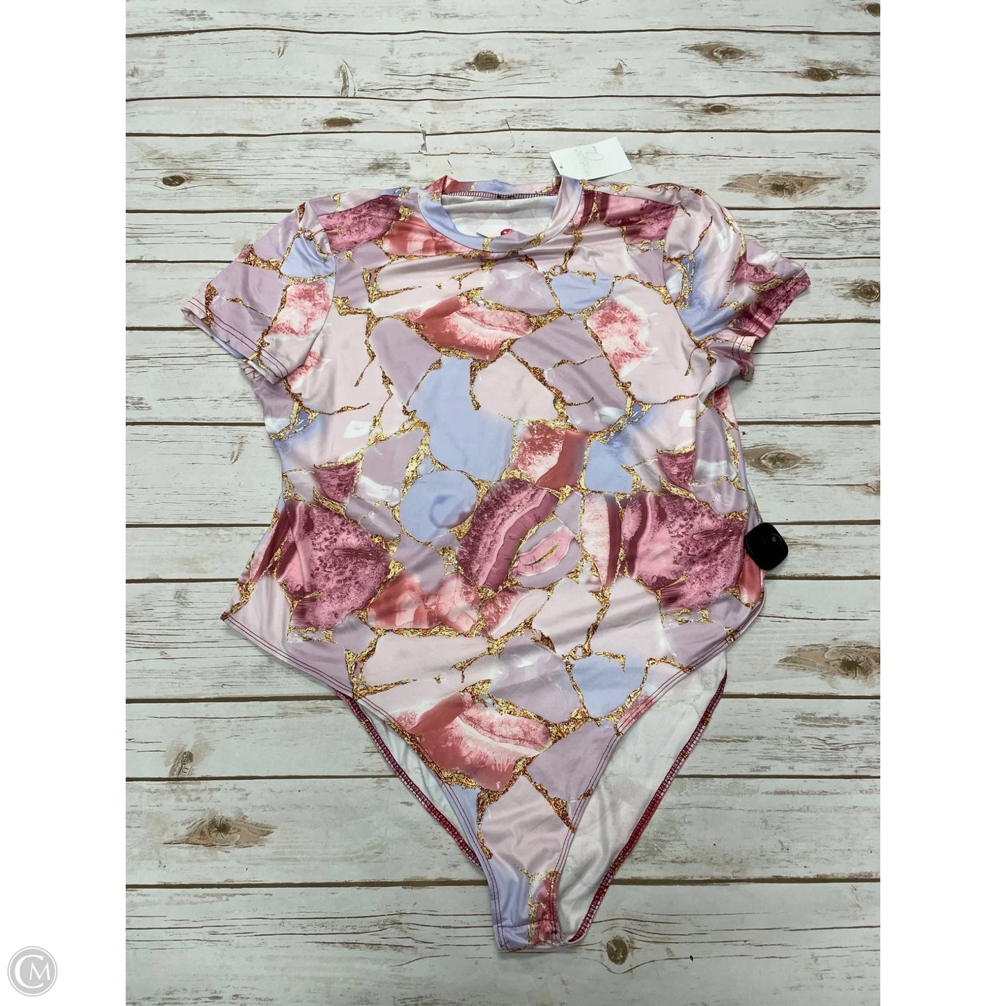 Bodysuit By Cme In Multi-colored, Size: Xl