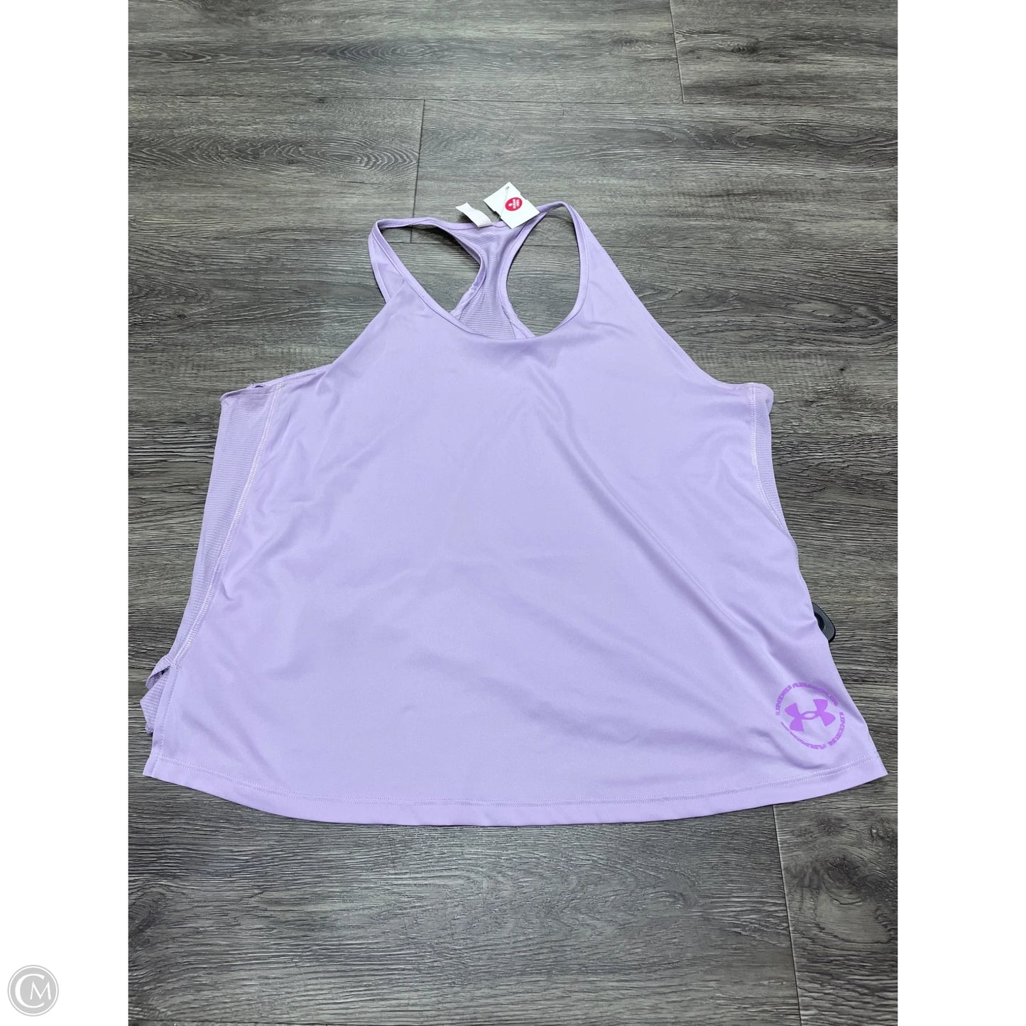 Athletic Tank Top By Under Armour In Purple, Size: Xl