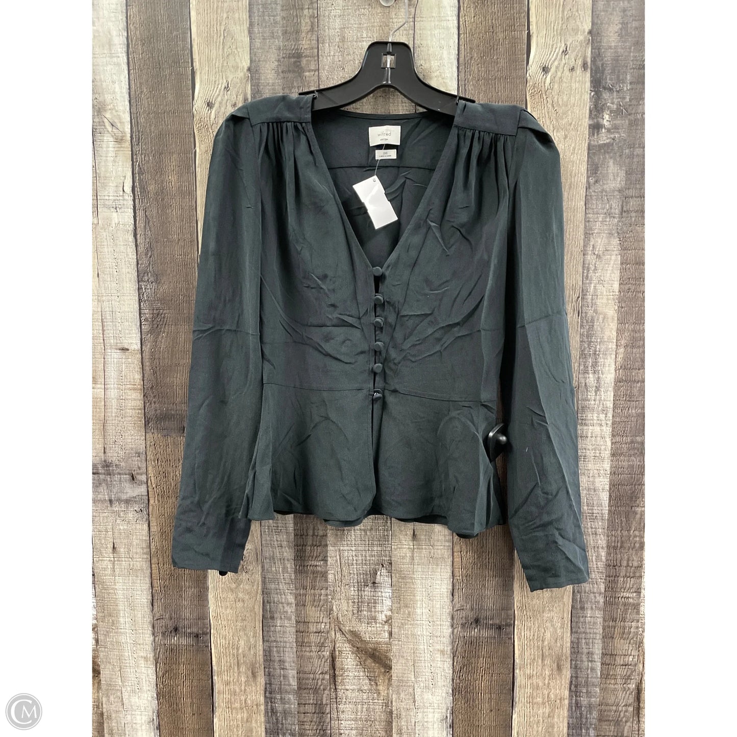 Top Long Sleeve By Aritzia In Black, Size: Xxs