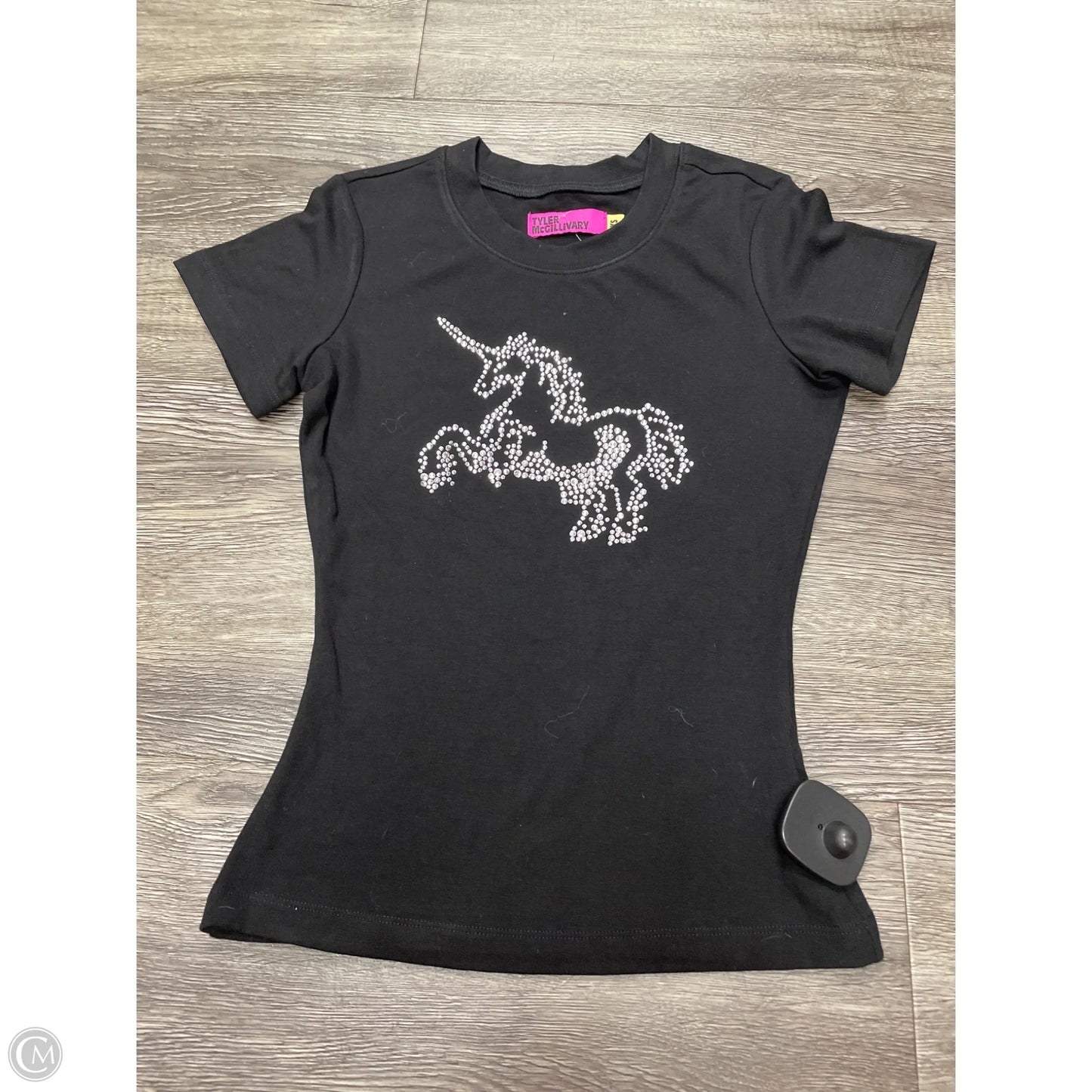 Top Short Sleeve By Cmc In Black, Size: Xs