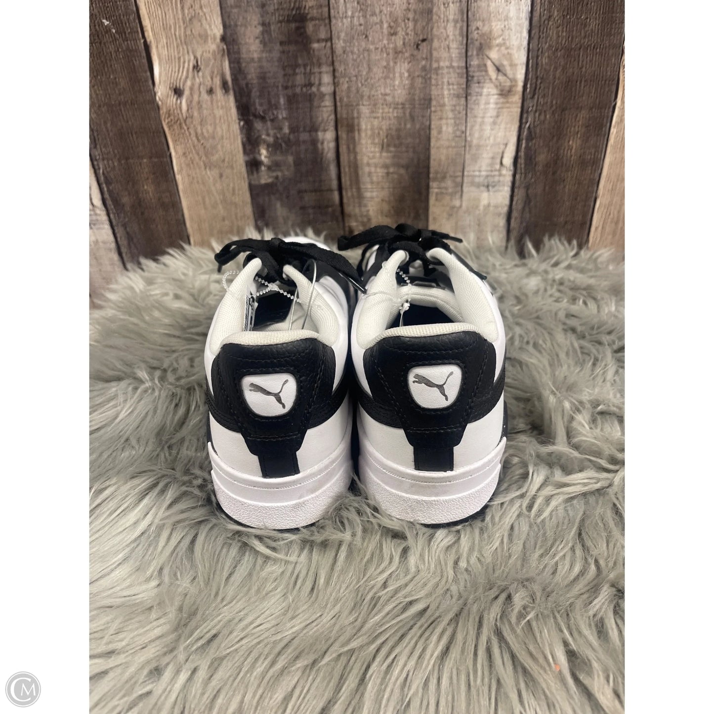 Shoes Athletic By Puma In Black & White, Size: 10.5