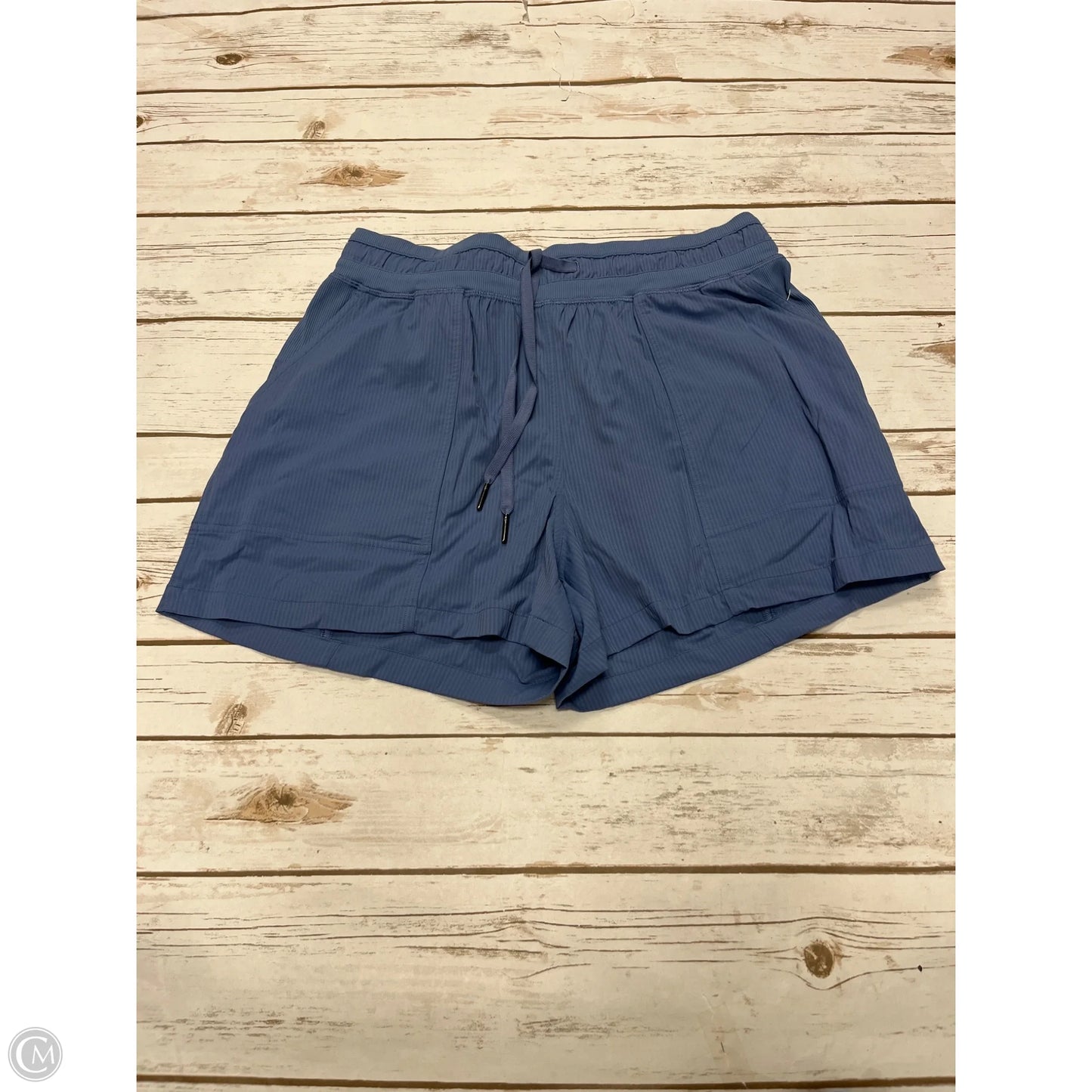 Athletic Shorts By Lululemon In Blue, Size: 8