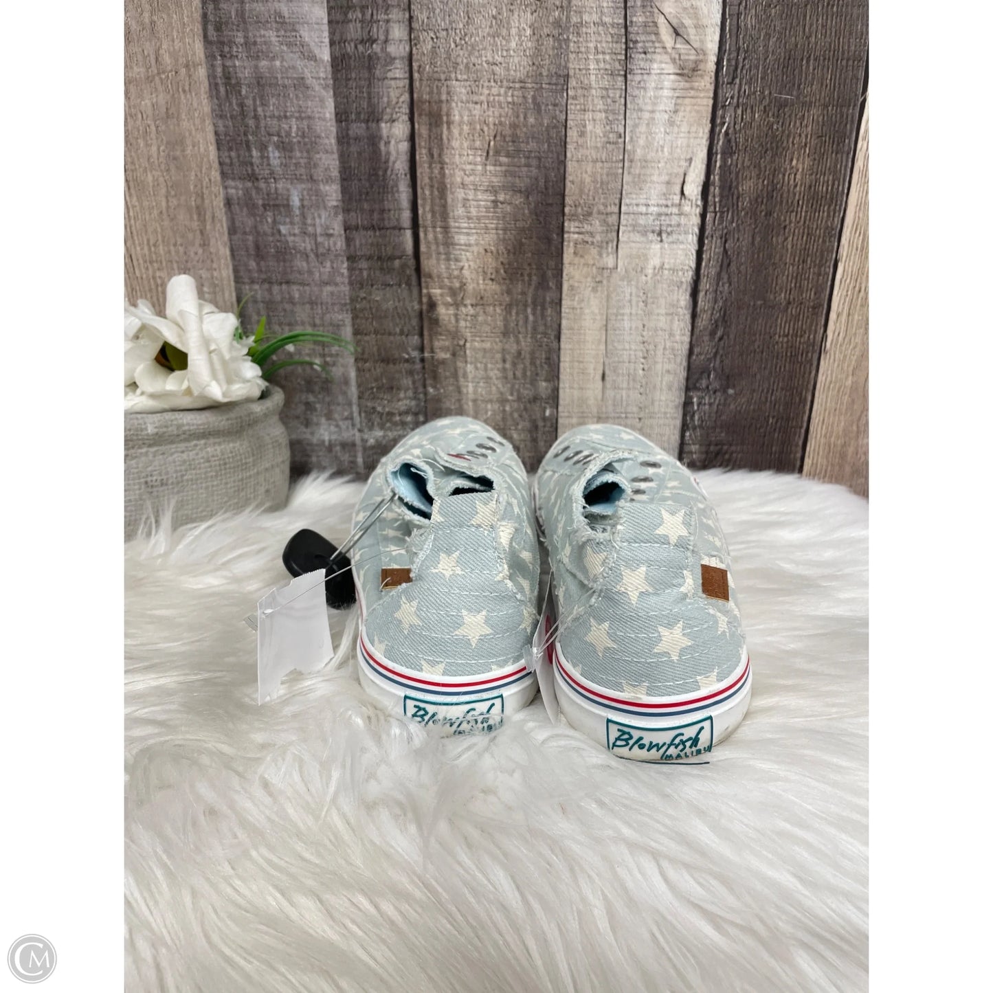 Shoes Sneakers By Blowfish In Blue & White, Size: 9.5