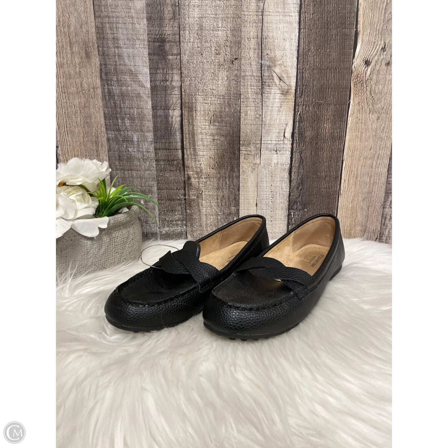 Shoes Flats By St Johns Bay In Black, Size: 7