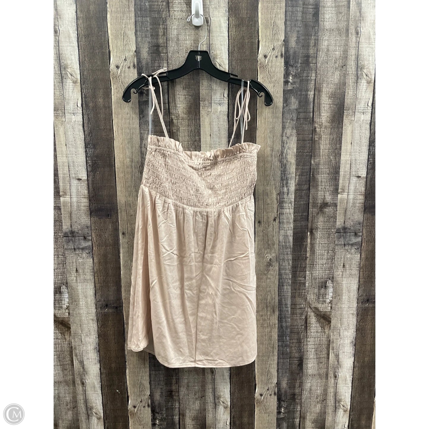 Top Sleeveless By Cme In Tan, Size: L