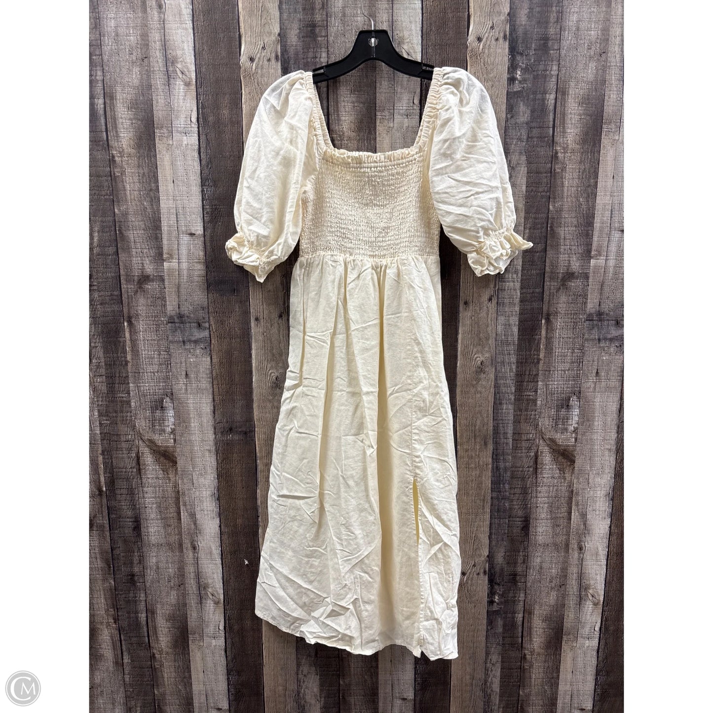 Dress Casual Midi By Gap In Ivory, Size: Xs