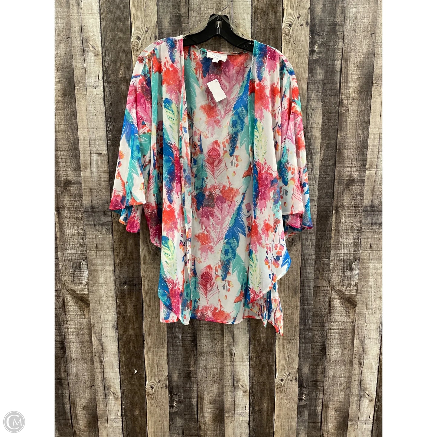 Swimwear Cover-up By Peach Love Cream California In Multi-colored, Size: M