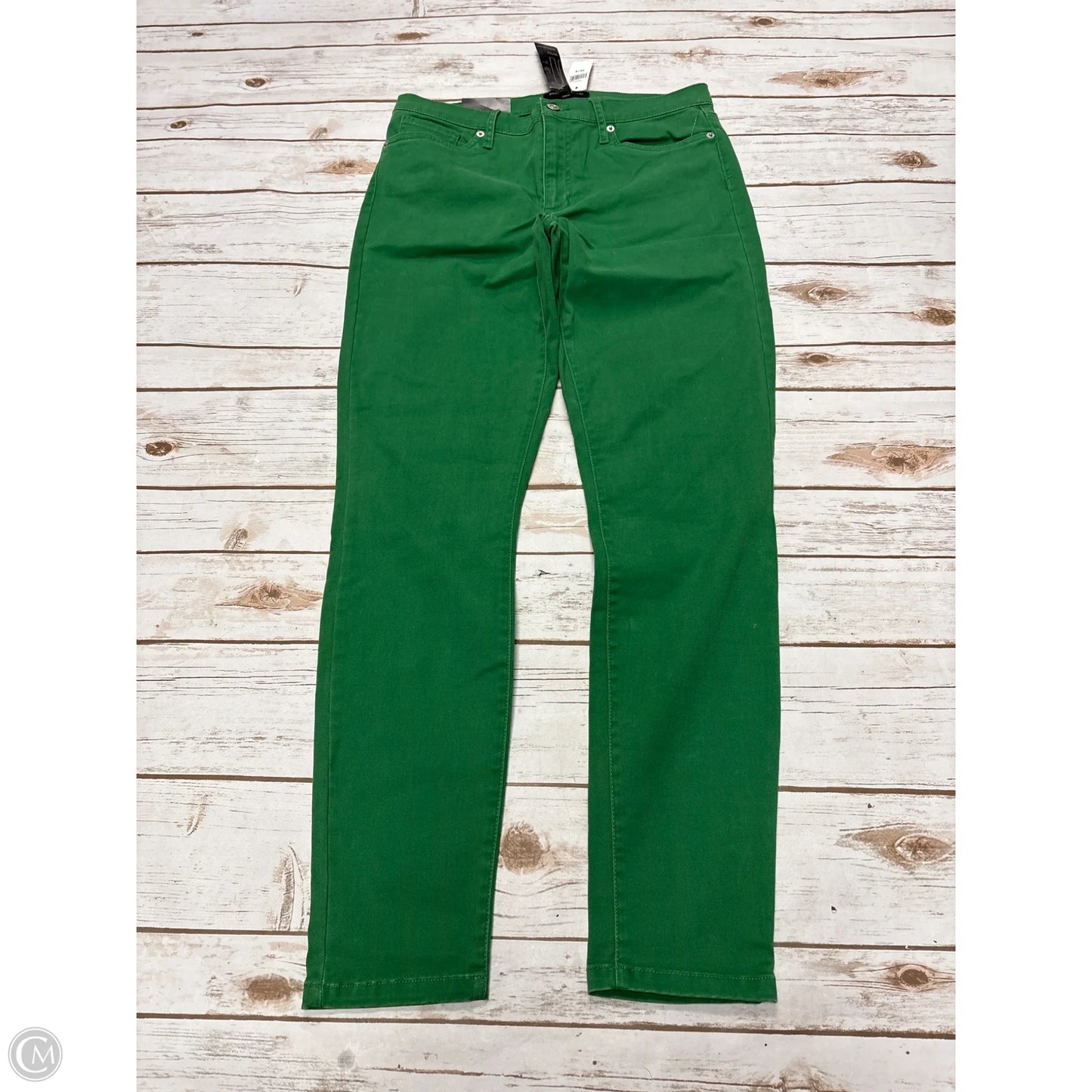 Jeans Straight By Banana Republic In Green, Size: 8