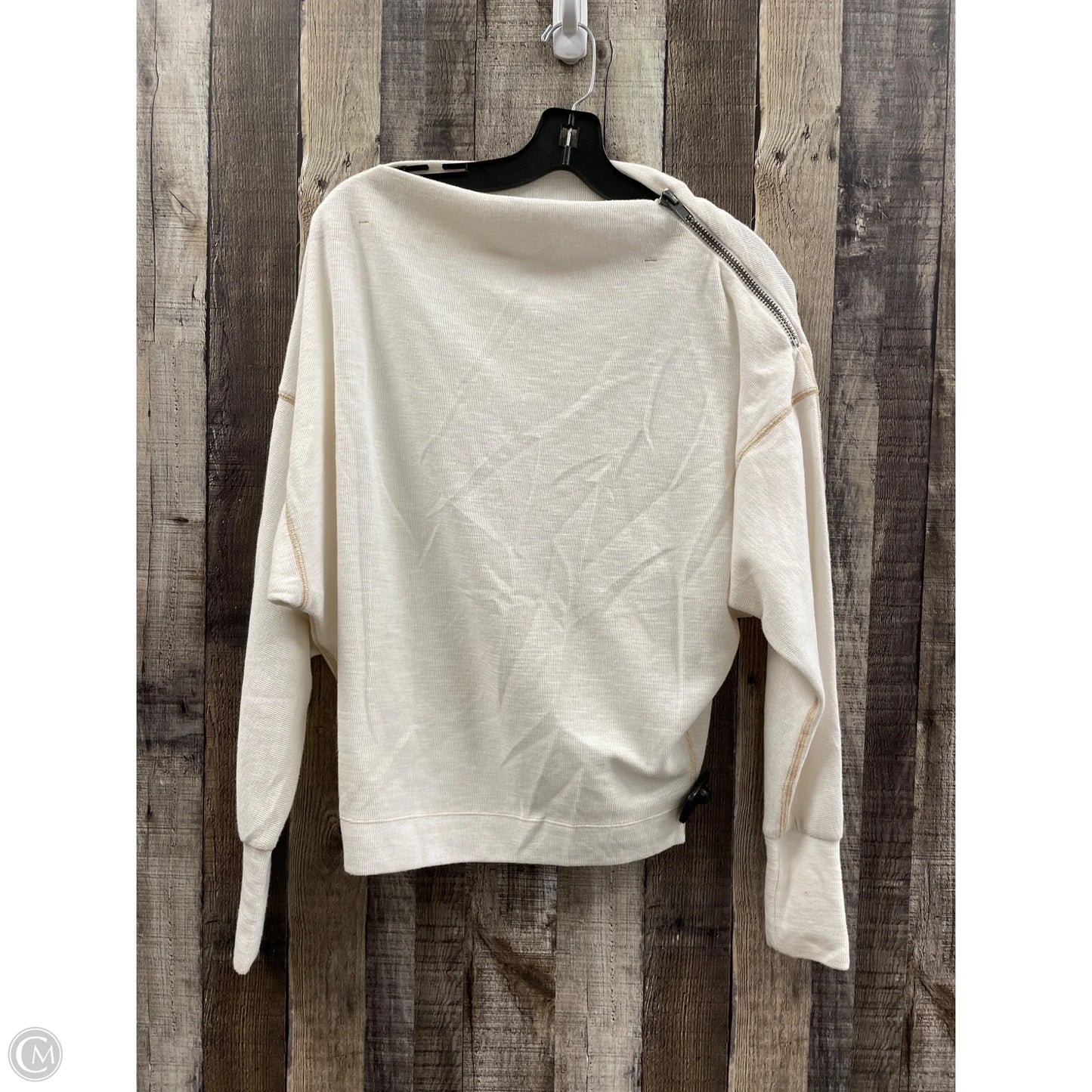 Top Long Sleeve By We The Free In Ivory, Size: Xs