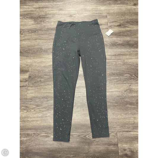 Athletic Leggings By Mta Pro In Green, Size: M