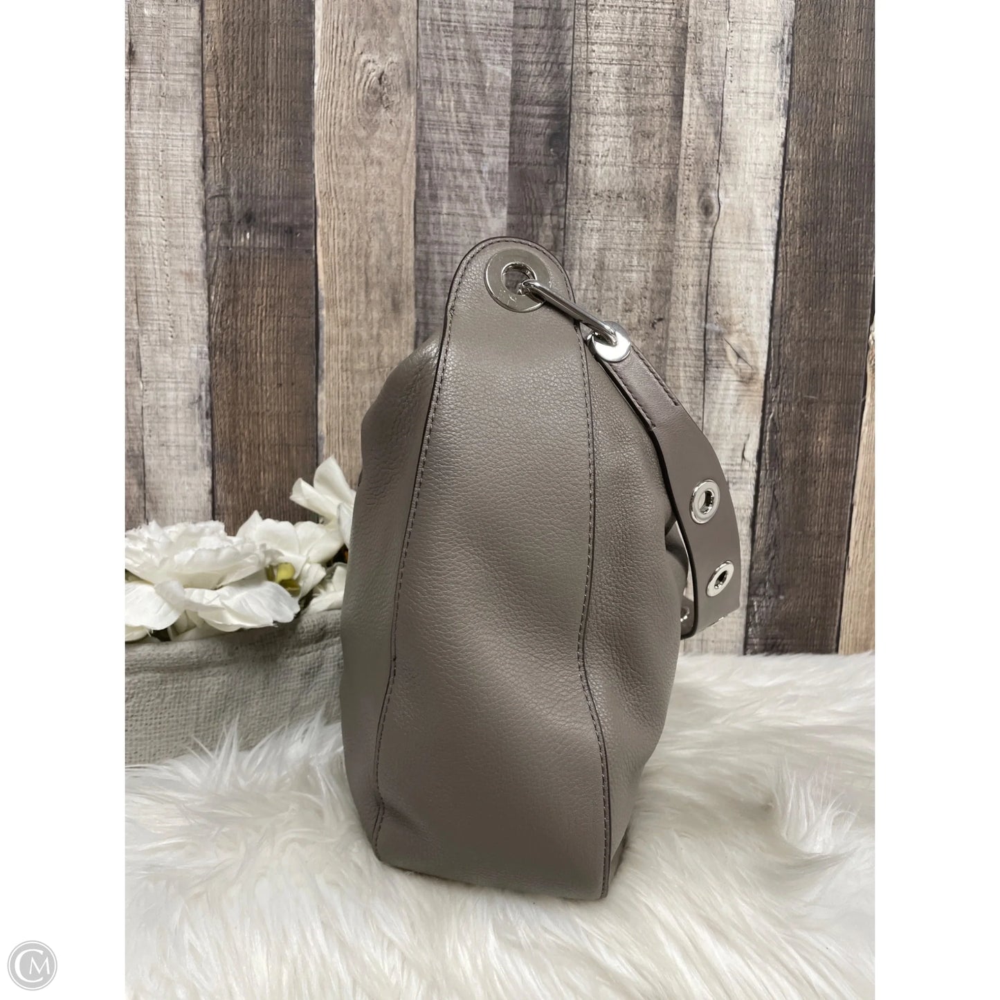Handbag Leather By Michael By Michael Kors, Size: Medium