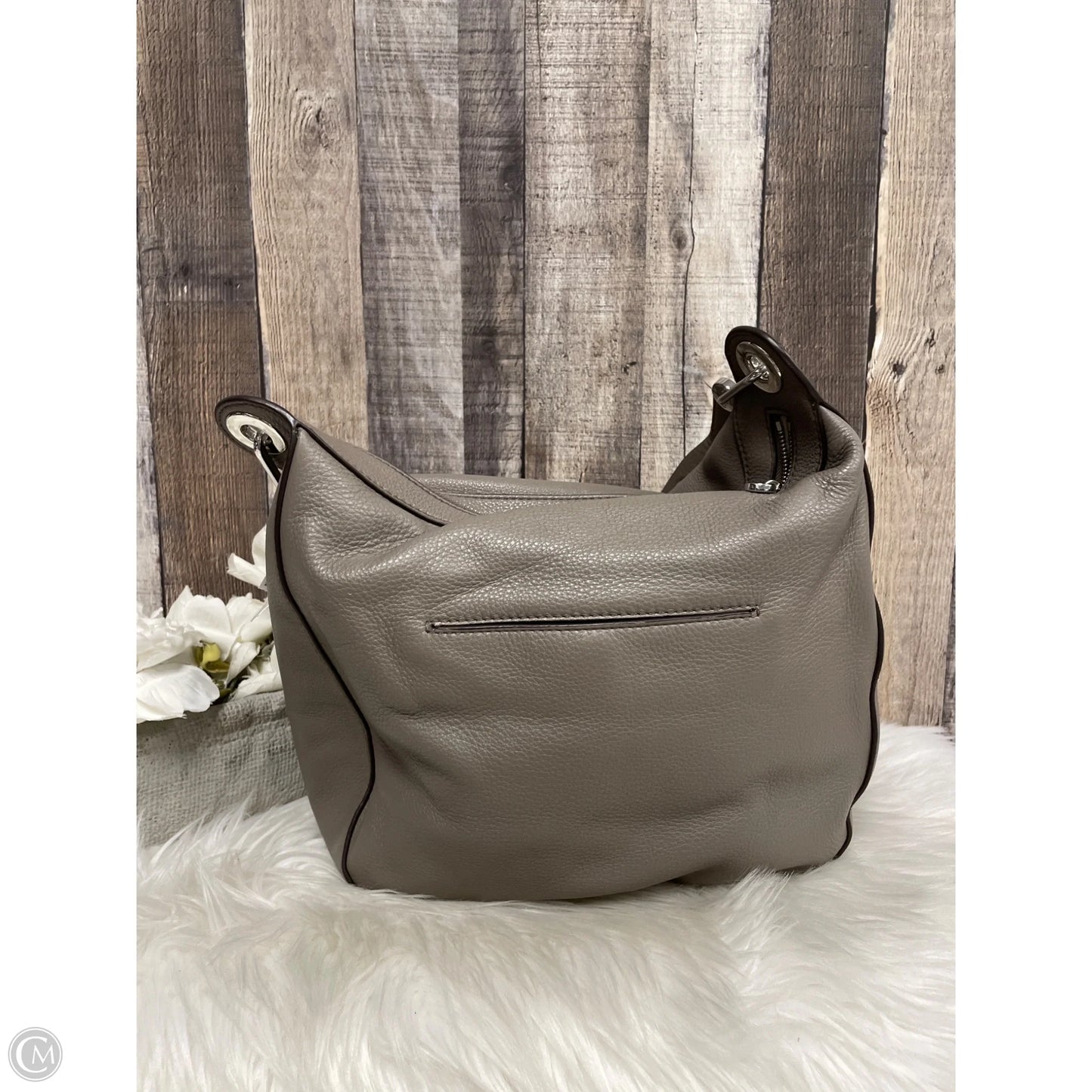 Handbag Leather By Michael By Michael Kors, Size: Medium