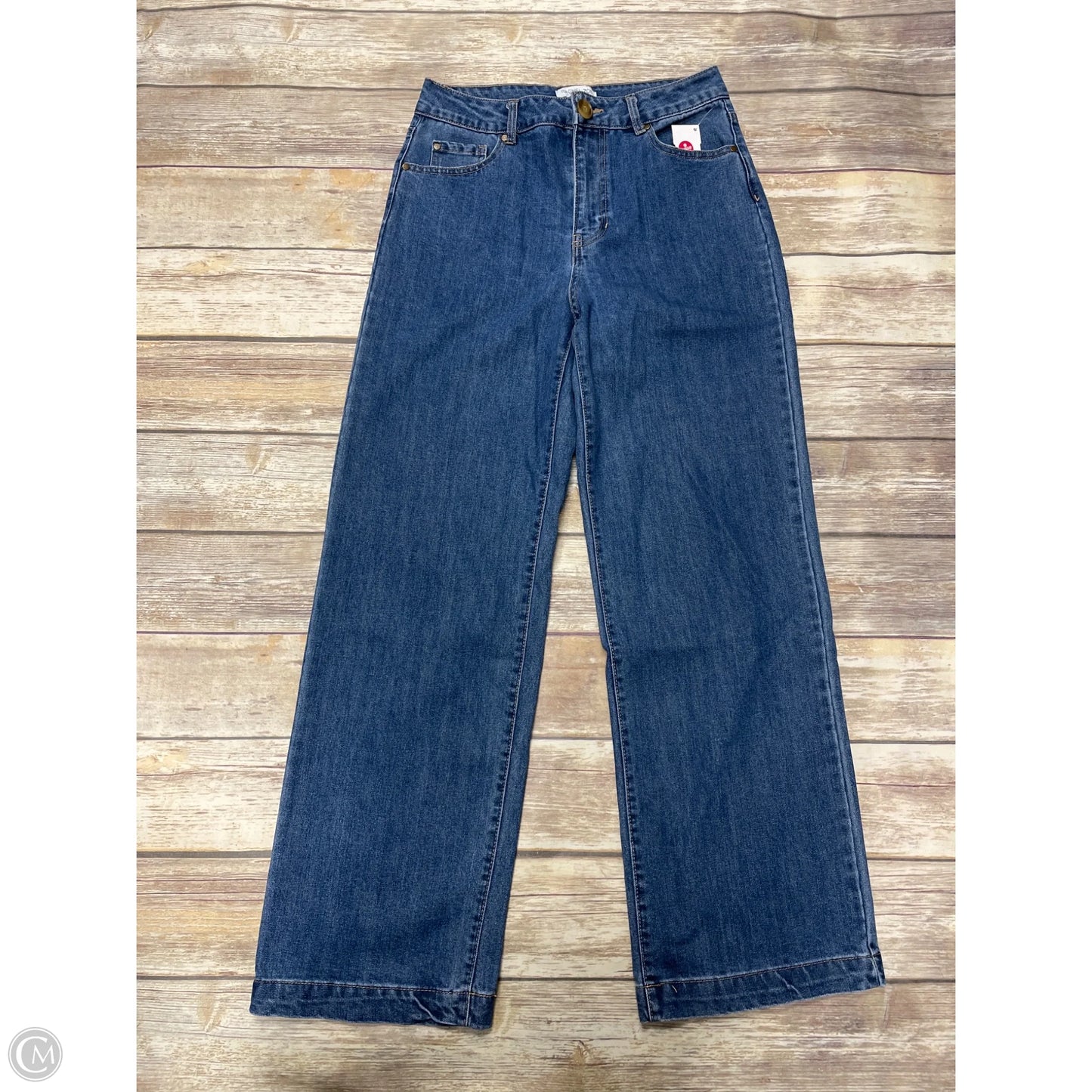 Jeans Straight By Rachel Zoe In Blue Denim, Size: 6