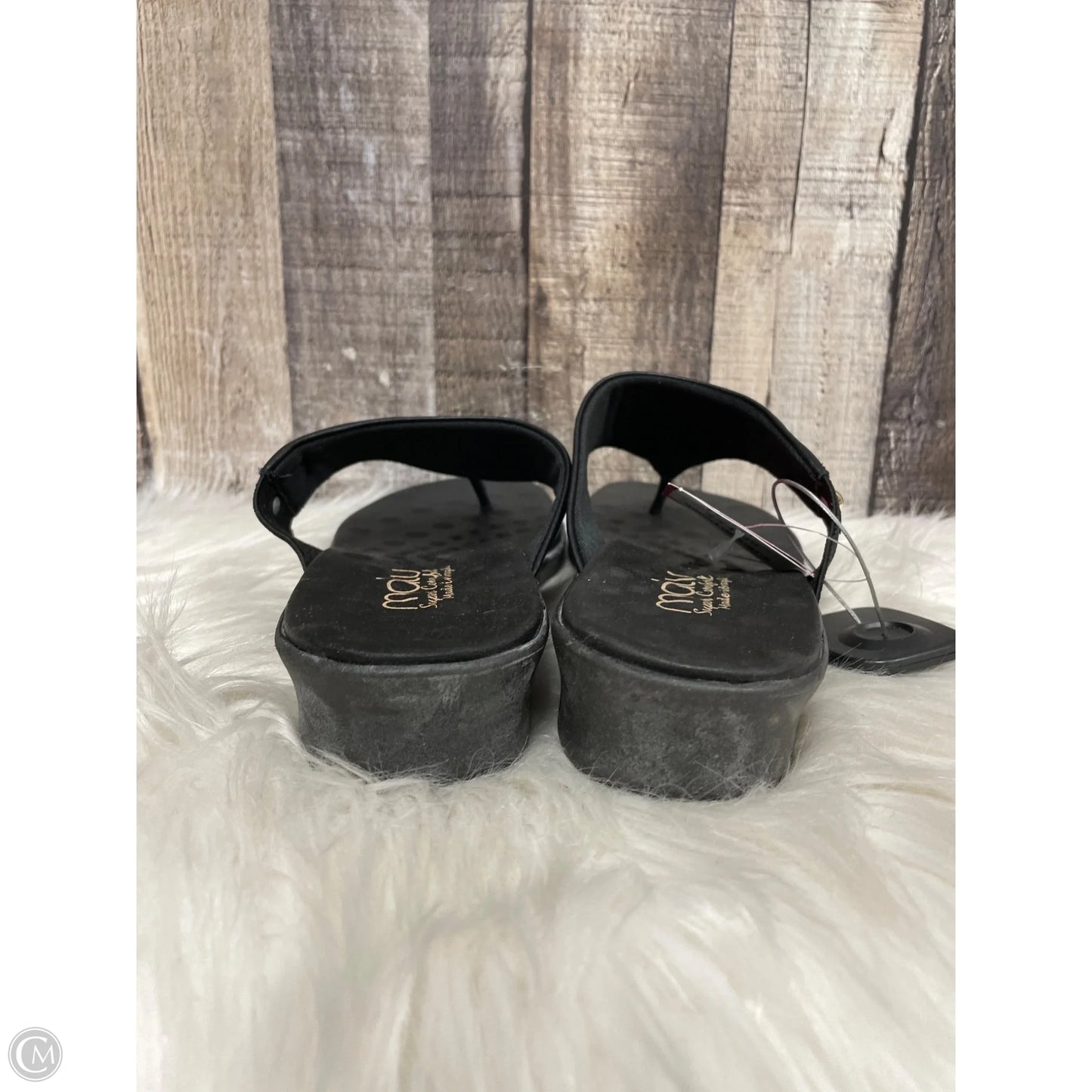 Sandals Flats By Cme In Black, Size: 8