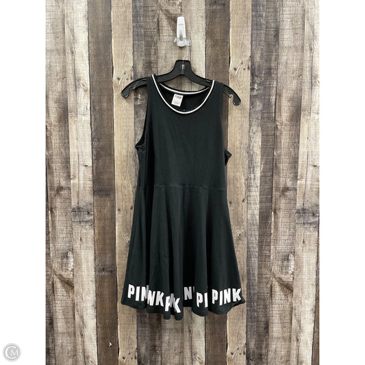 Athletic Dress By Pink In Black, Size: L