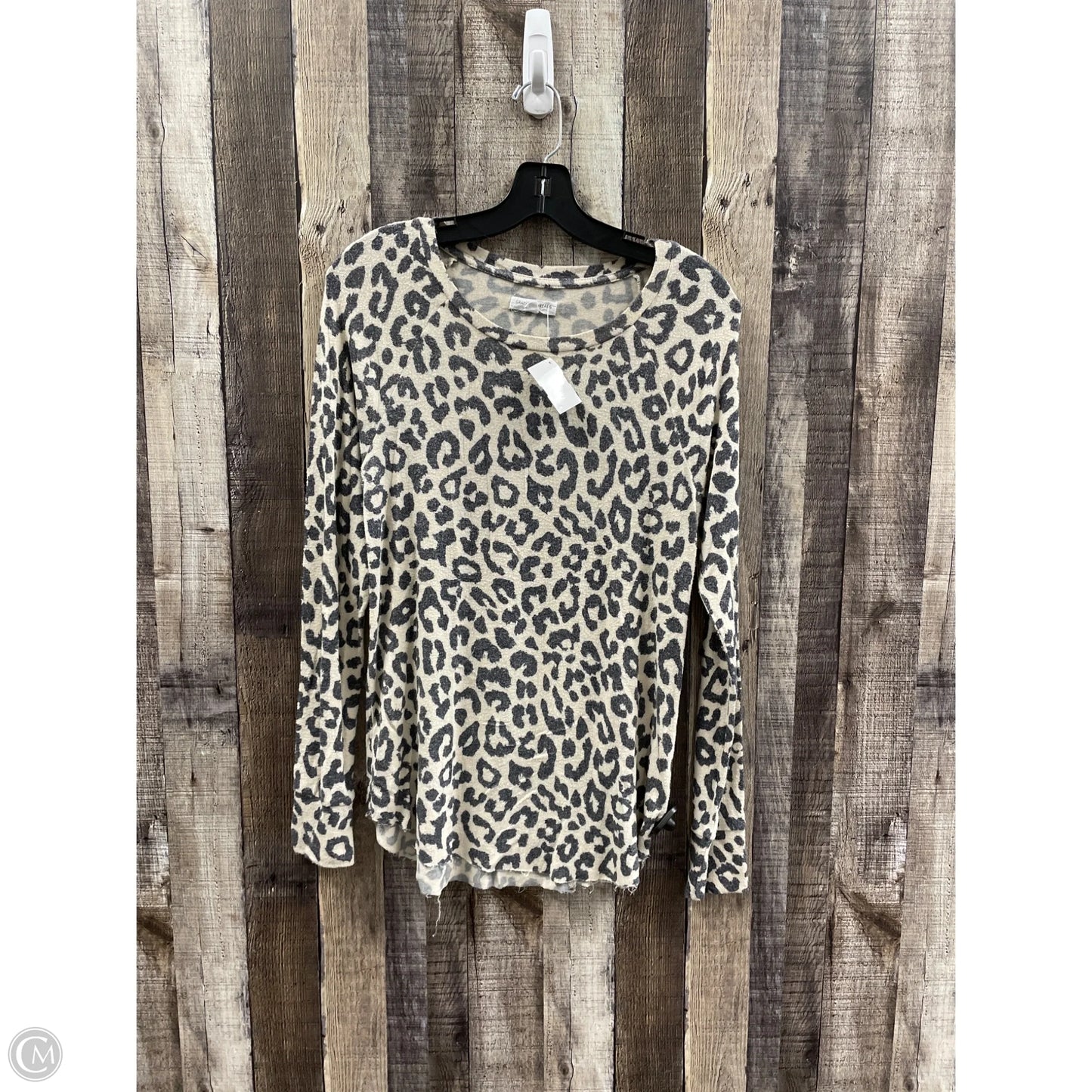 Top Long Sleeve By Grayson Threads In Animal Print, Size: S