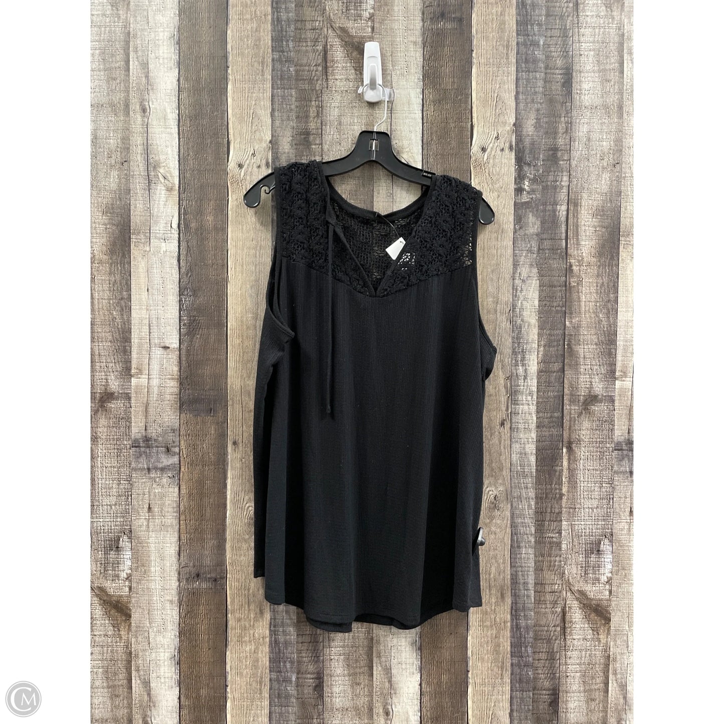 Top Sleeveless By Torrid In Black, Size: Xl