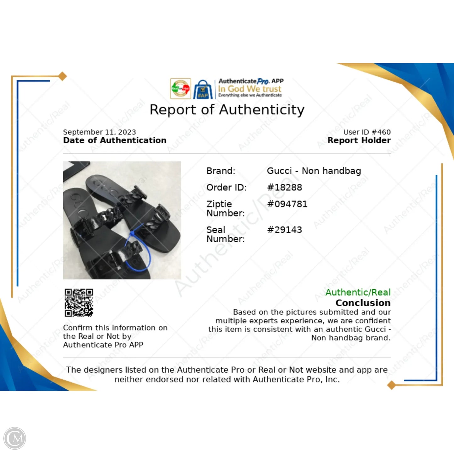 Sandals Luxury Designer By Gucci In Black, Size:4