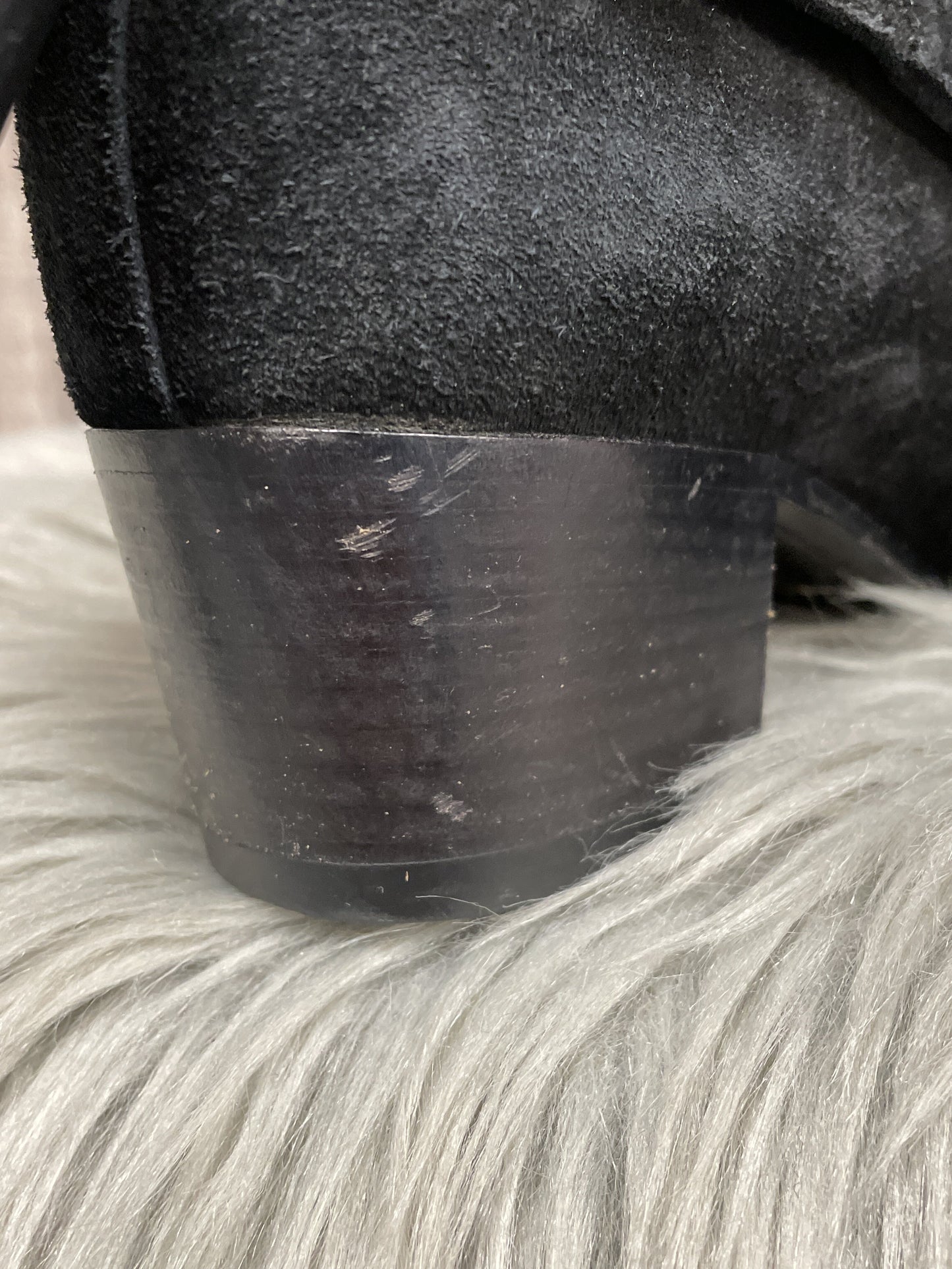 Boots Luxury Designer By Yves Saint Laurent Size: 7.5