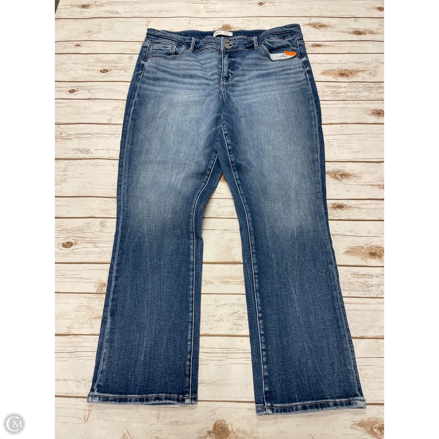 Jeans Straight By Bke In Blue Denim, Size: 24