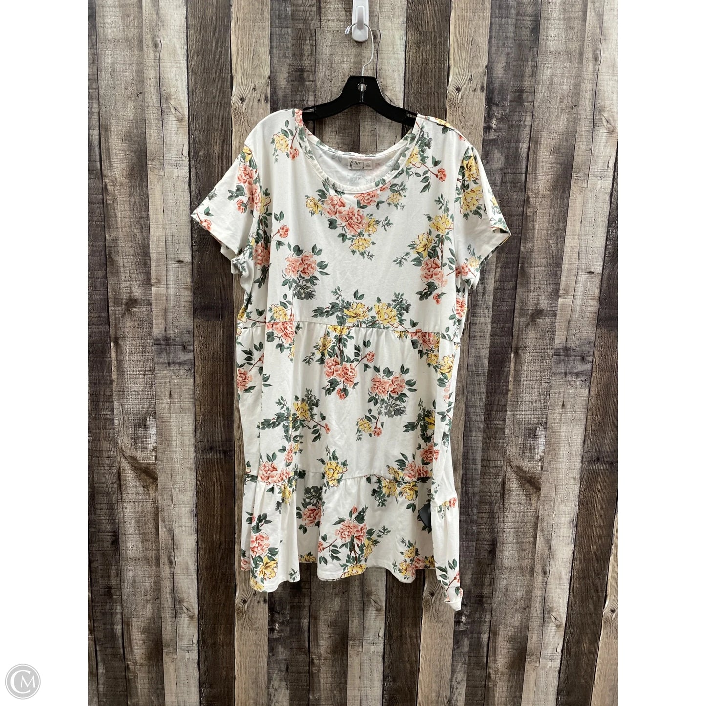 Dress Casual Short By Maurices In Floral Print, Size: 3x