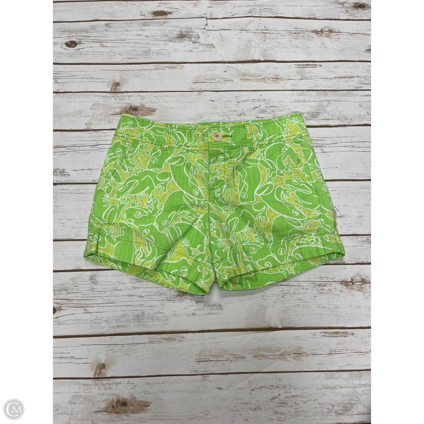 Shorts Designer By Lilly Pulitzer In Green, Size: 2