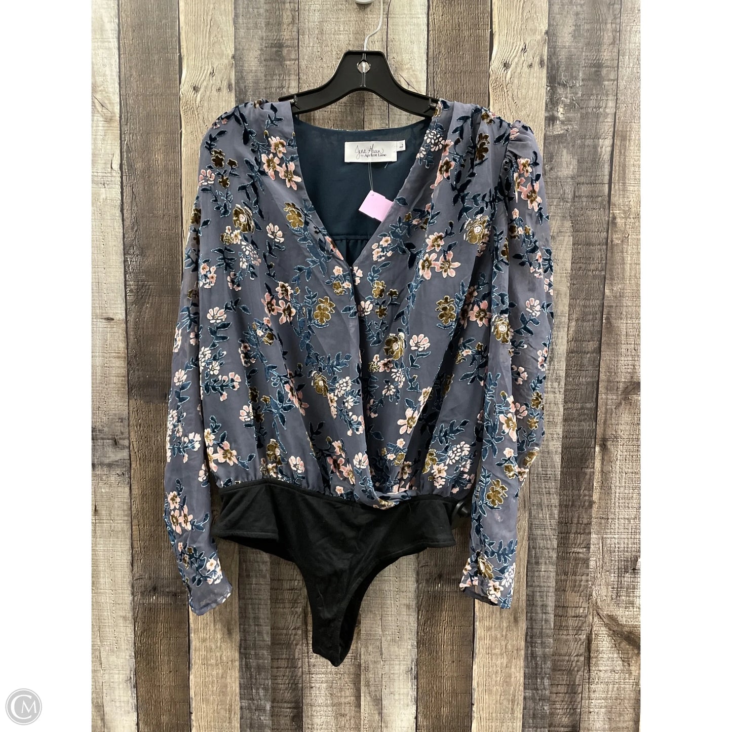 Bodysuit By Cme In Floral Print, Size: L