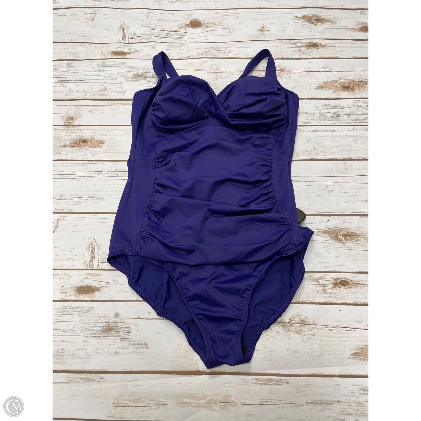 Swimsuit By Croft And Barrow In Purple, Size: L