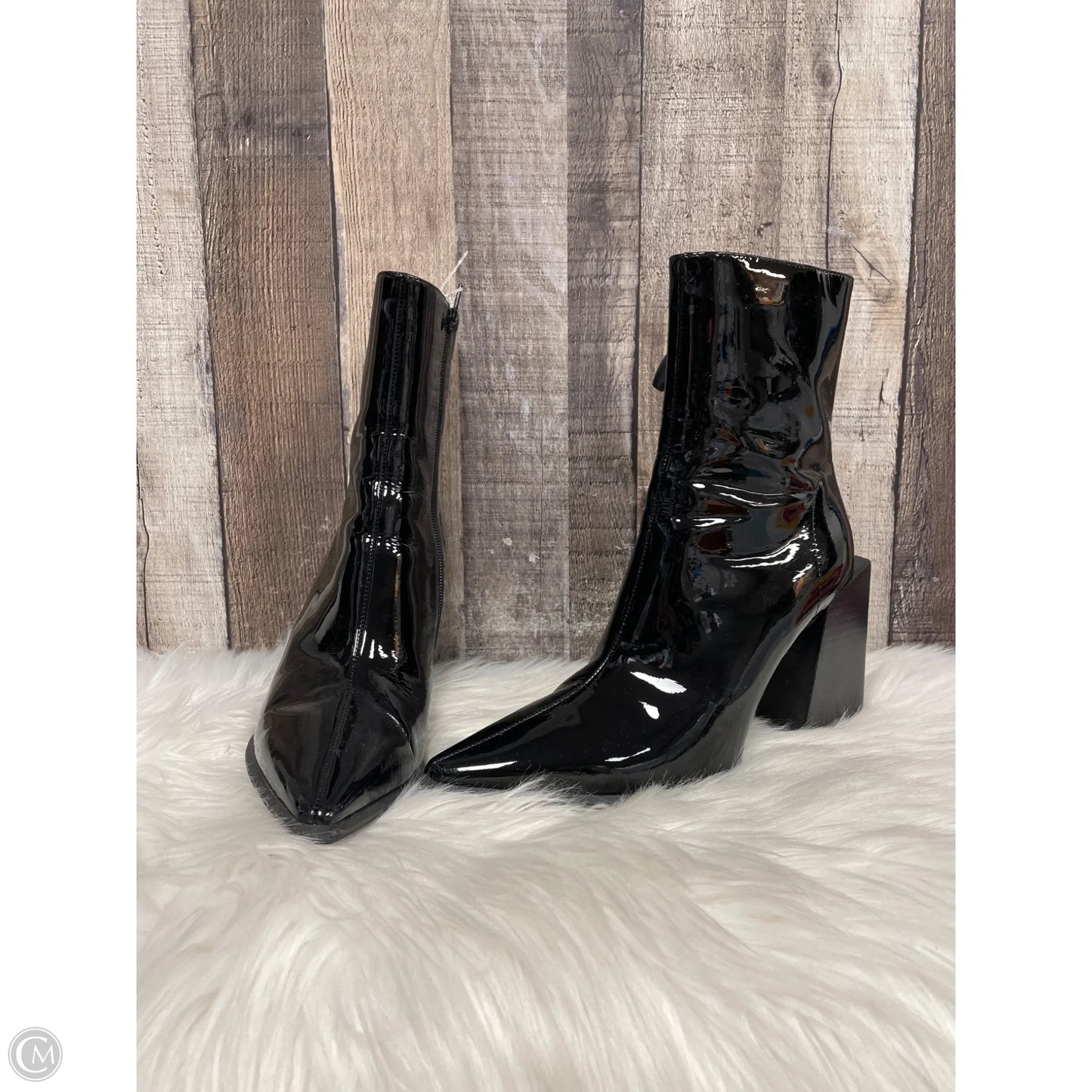 Boots Ankle Heels By Jeffery Campbell In Black, Size: 7.5