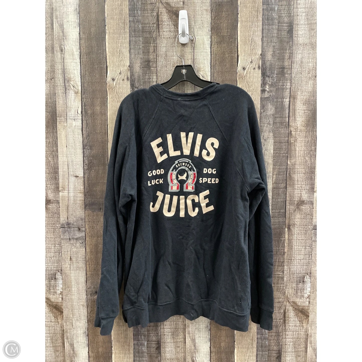 Sweatshirt Crewneck By Cme In Black, Size: Xl