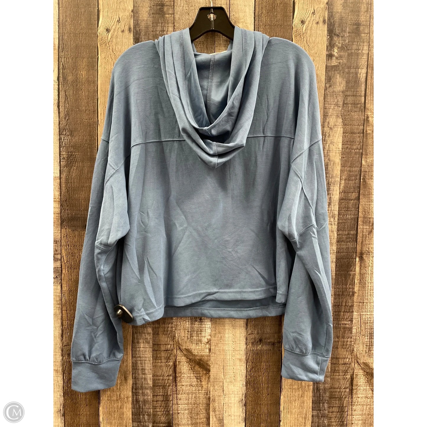 Top Long Sleeve By Double Zero In Blue, Size: L