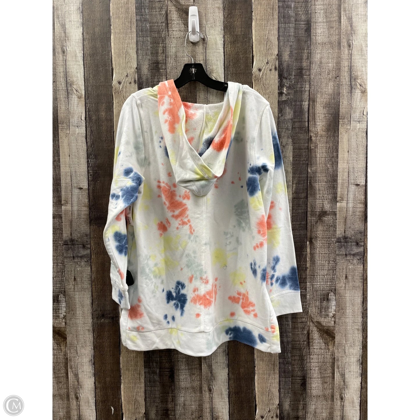 Sweatshirt Hoodie By Livi Active In Tie Dye Print, Size: Xl