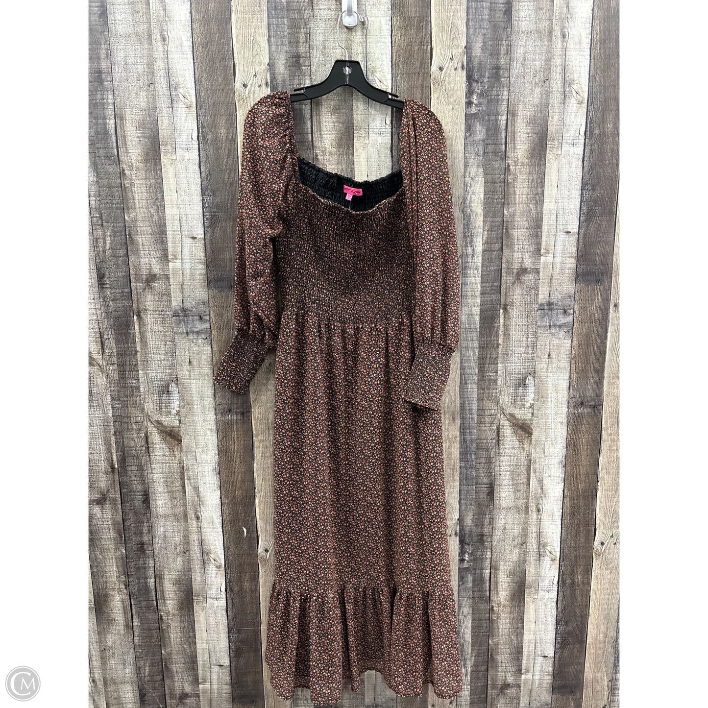 Dress Casual Maxi By Betsey Johnson In Floral Print, Size: Xl