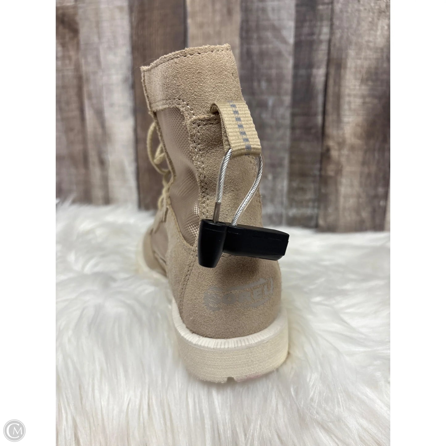 Boots Ankle Flats By Sorel In Tan, Size: 5.5