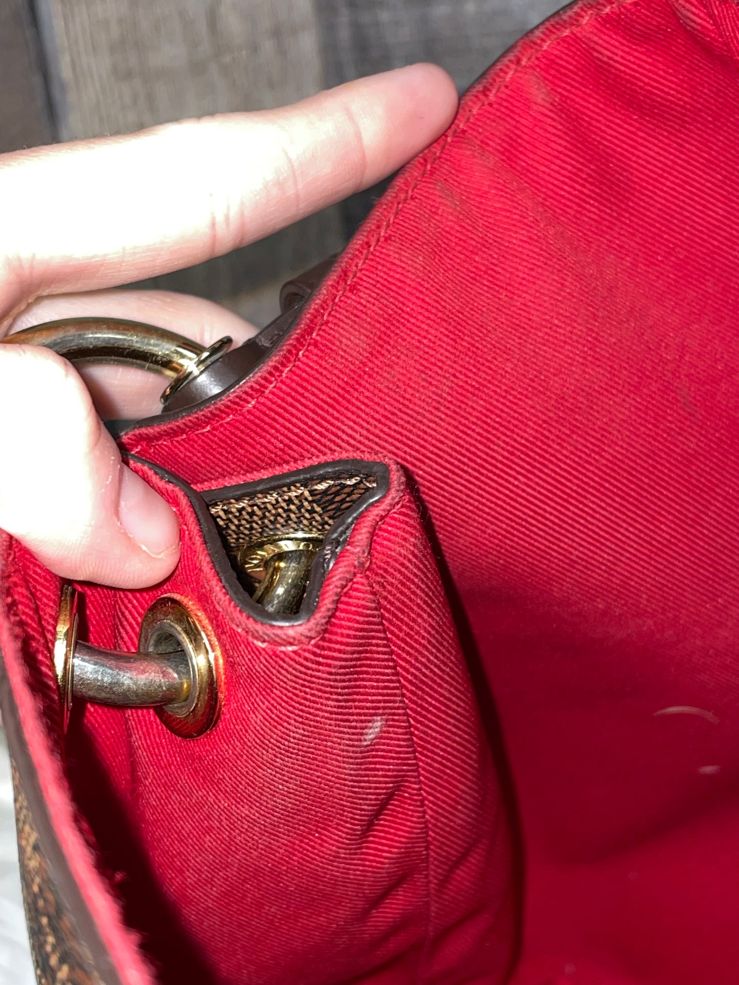 Handbag Luxury Designer By Louis Vuitton, Size: Large