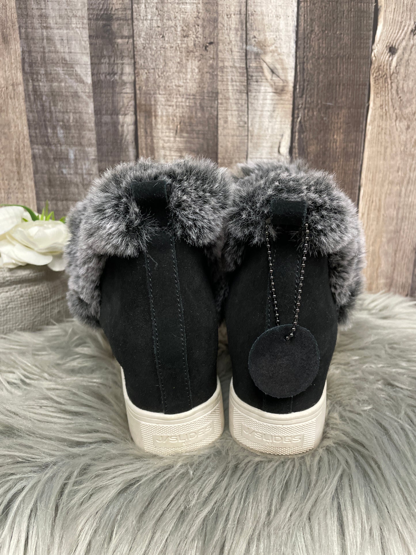 Boots Ankle Flats By J Slides Size: 8.5