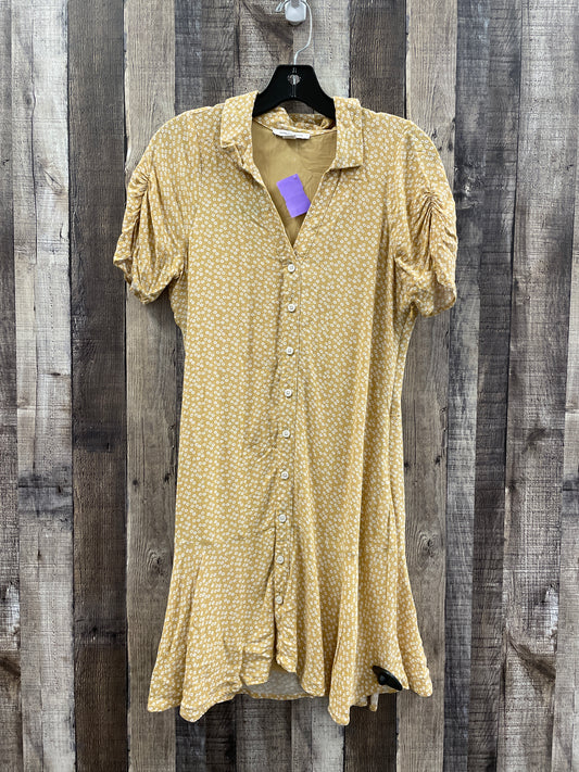 Yellow Dress Casual Short American Eagle, Size S