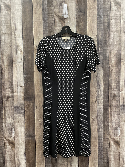 Black & White Dress Casual Midi Michael Kors, Size M