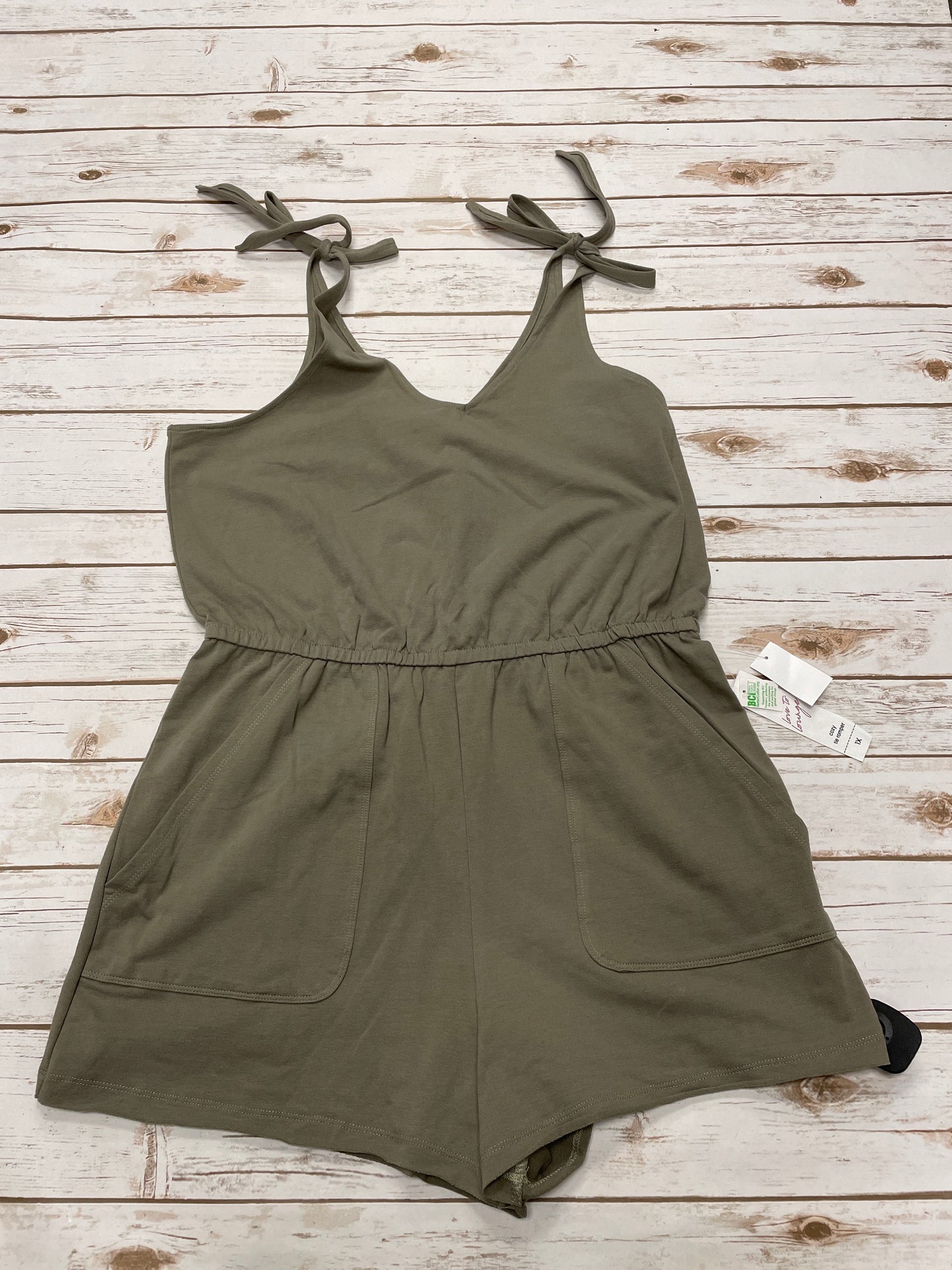 Romper By Vanilla Star In Green, Size: 1x