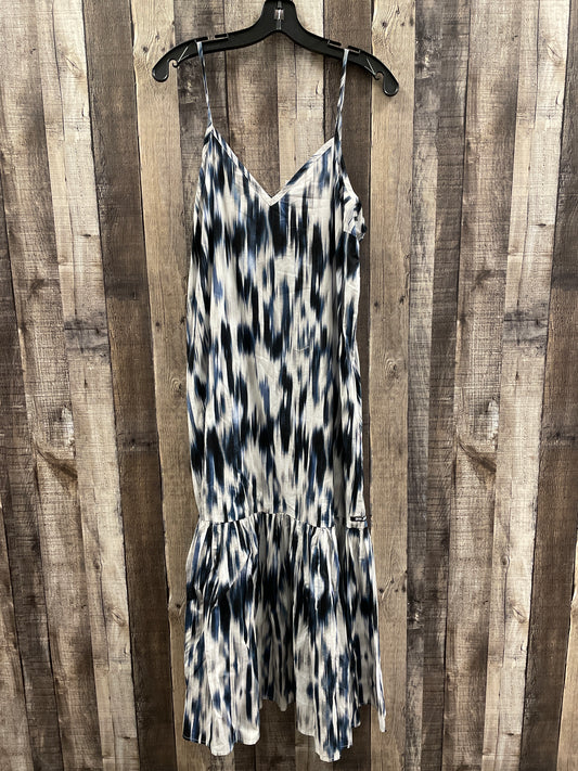 Dress Casual Maxi By Dkny In Tie Dye Print, Size: L