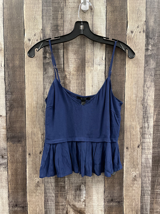 Top Sleeveless By Forever 21 In Navy, Size: S