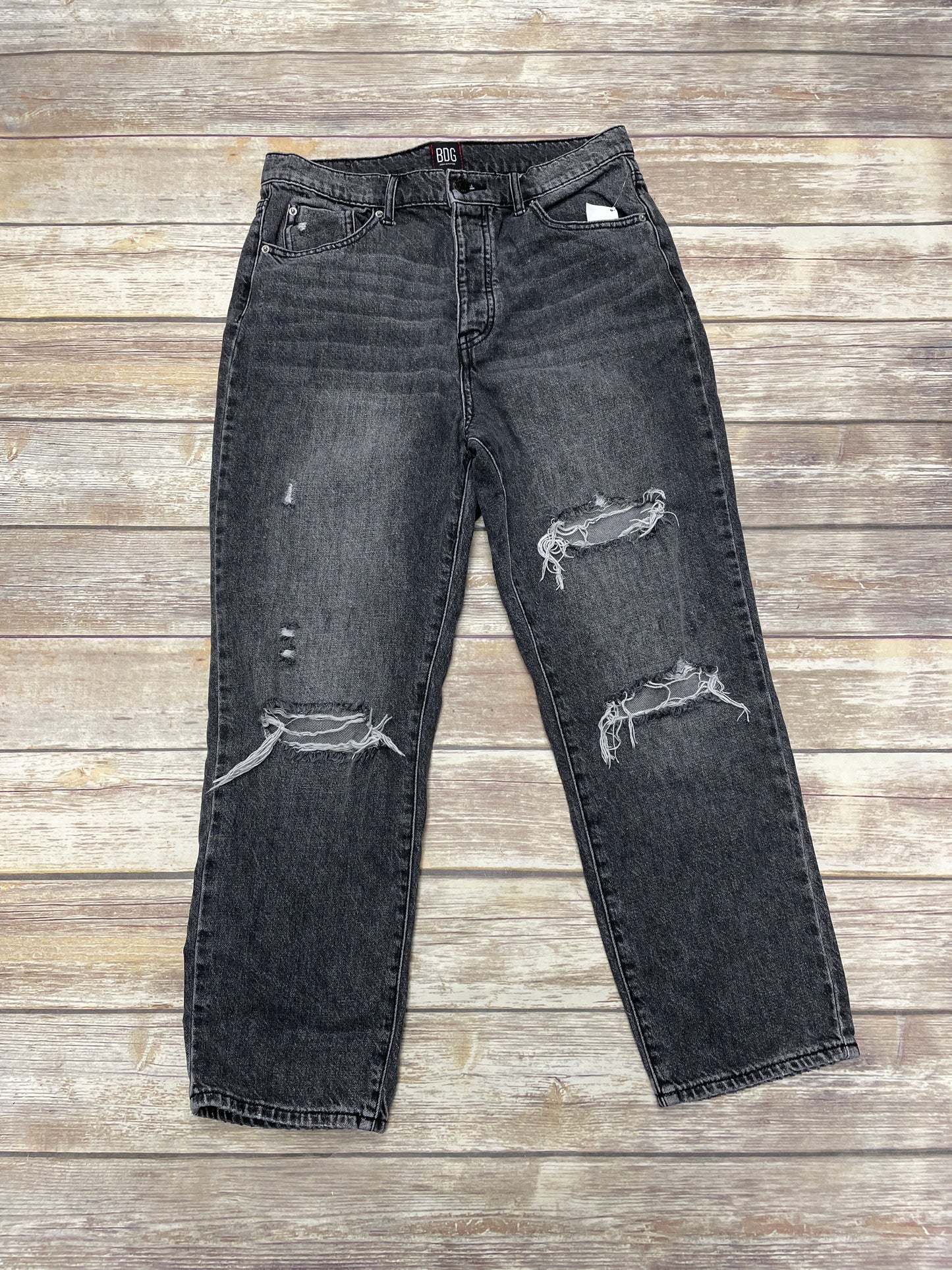 Jeans Straight By Bdg In Black, Size: 12