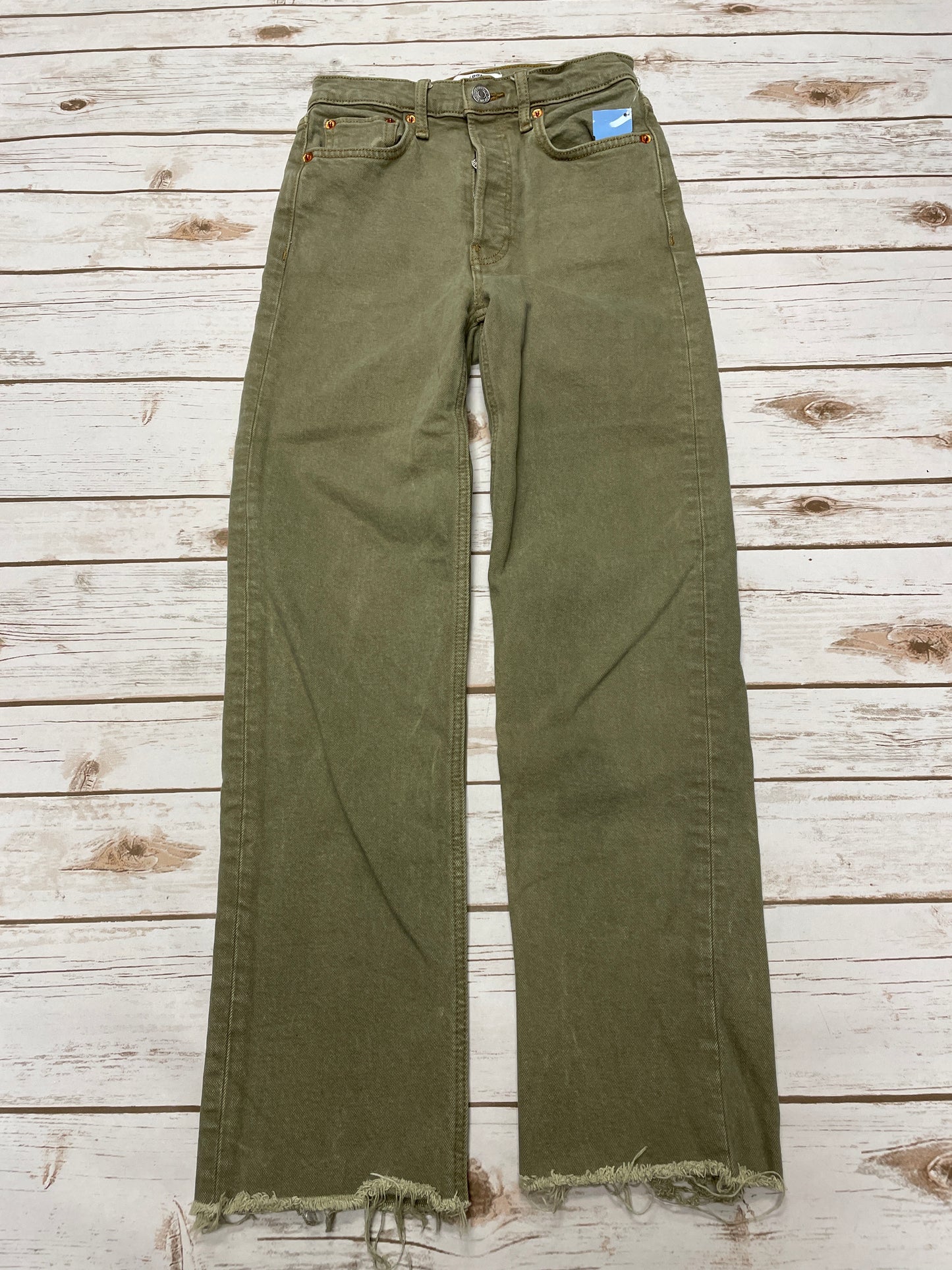 Jeans Straight By Cme In Green, Size: 0