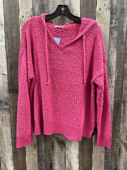 Sweater By Maurices In Pink, Size: L