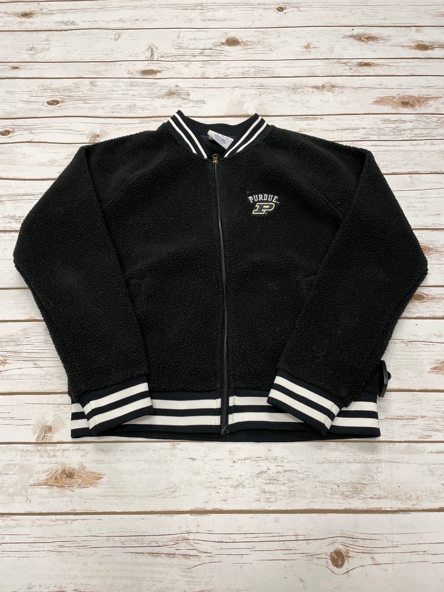 Athletic Jacket By Champion In Black, Size: S