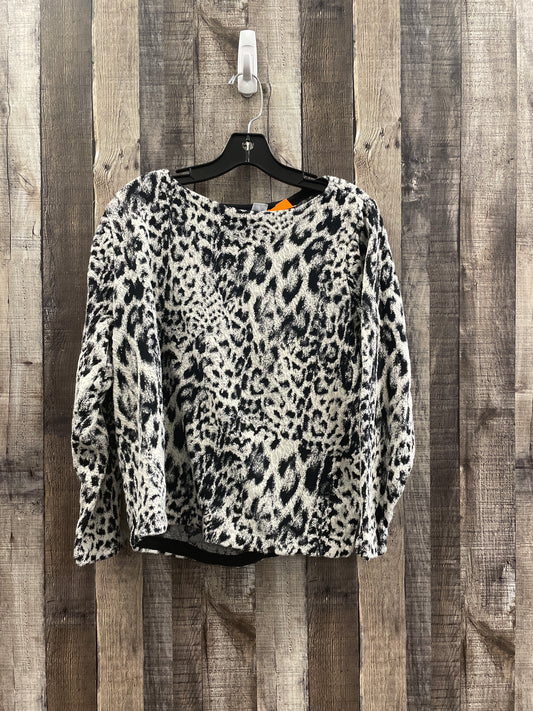 Top Long Sleeve By Chicos In Animal Print, Size: S